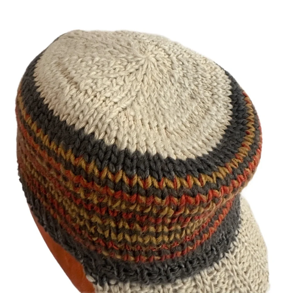 SCALA ~ Handmade Since 1921 Multicolor Women's Knit Hat w/Adjustable Head Tie